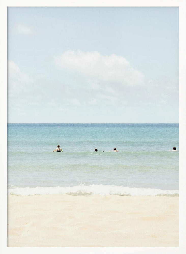Beach Swimming Poster